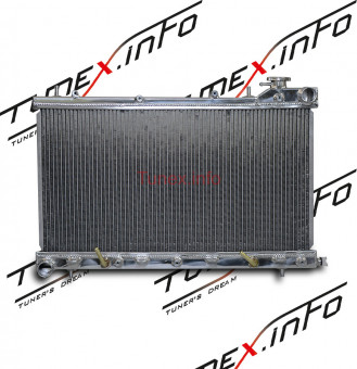 Радиатор алюминиевый Subaru Forester SG5 атмо 26мм AT, 45111-SA131, 45119-SA060