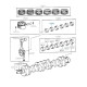 Вкладыш шатунный Toyota 1JZ-GE, 1JZ-GTE, 2JZ-GE, 2JZ-GTE, подгруппа 5, 13041-46013-05, купить со скидкой, 130414601305 