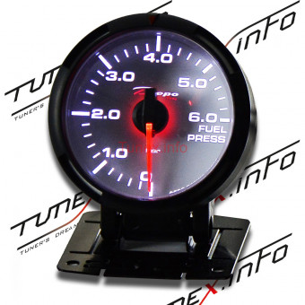 Датчик DEPO 60мм белое табло Fuel Press, Давление топлива