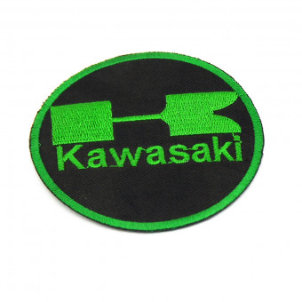 Нашивка на одежду с надписью Kawasaki