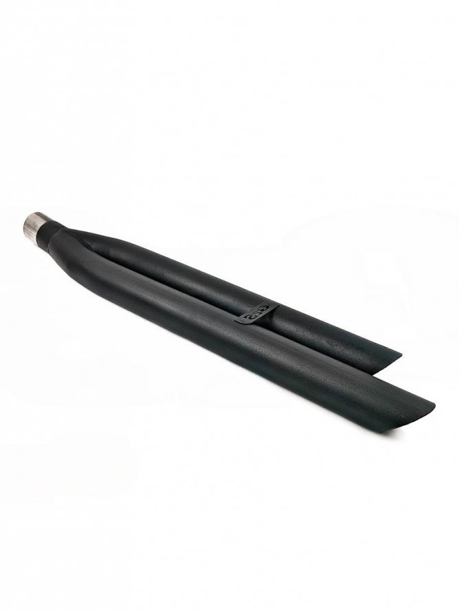 Насадка на глушитель двойная Шотган 51мм правая сторона, Dkpro, купить со скидкой, ES-02093 