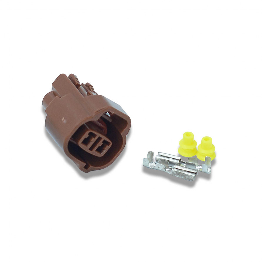 Разъем, фишка 2 пина соленоида вакуума Toyota 90980-10617, купить со скидкой, ent-F067 