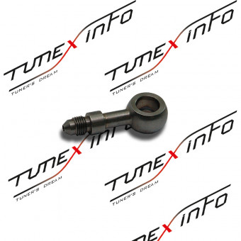 Банжо - фитинг тормозной AN3 - 12MM 0 градусов SS