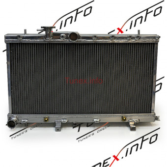 Радиатор алюминиевый Subaru Impreza GDB, Legacy 40mm AT, 45111FE091, 45111FE092