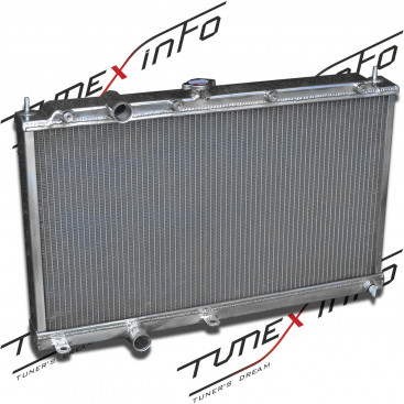 Радиатор алюминиевый MMC Lancer Evolution 4, 5, 6, 4G63, 4G93, 40mm MT, MR340577