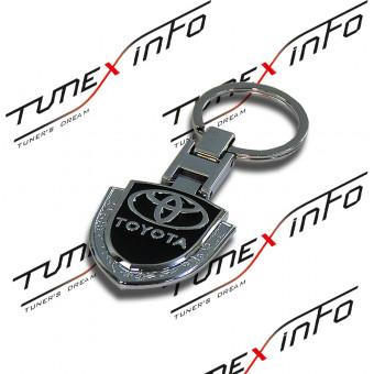 Брелок на ключ Toyota № 1 хром