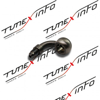 Банжо - фитинг тормозной AN3 - 12MM 90 градусов SS