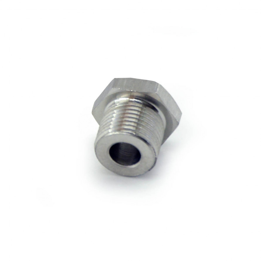 Адаптер переходный (Муфта) M18х1.5 папа - 1\8 NPT мама нержа, купить со скидкой, 038-M1815-1/8-SS 