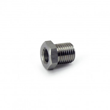Адаптер переходный (Муфта) M14х1.5 папа - 1\8 NPT мама нержа