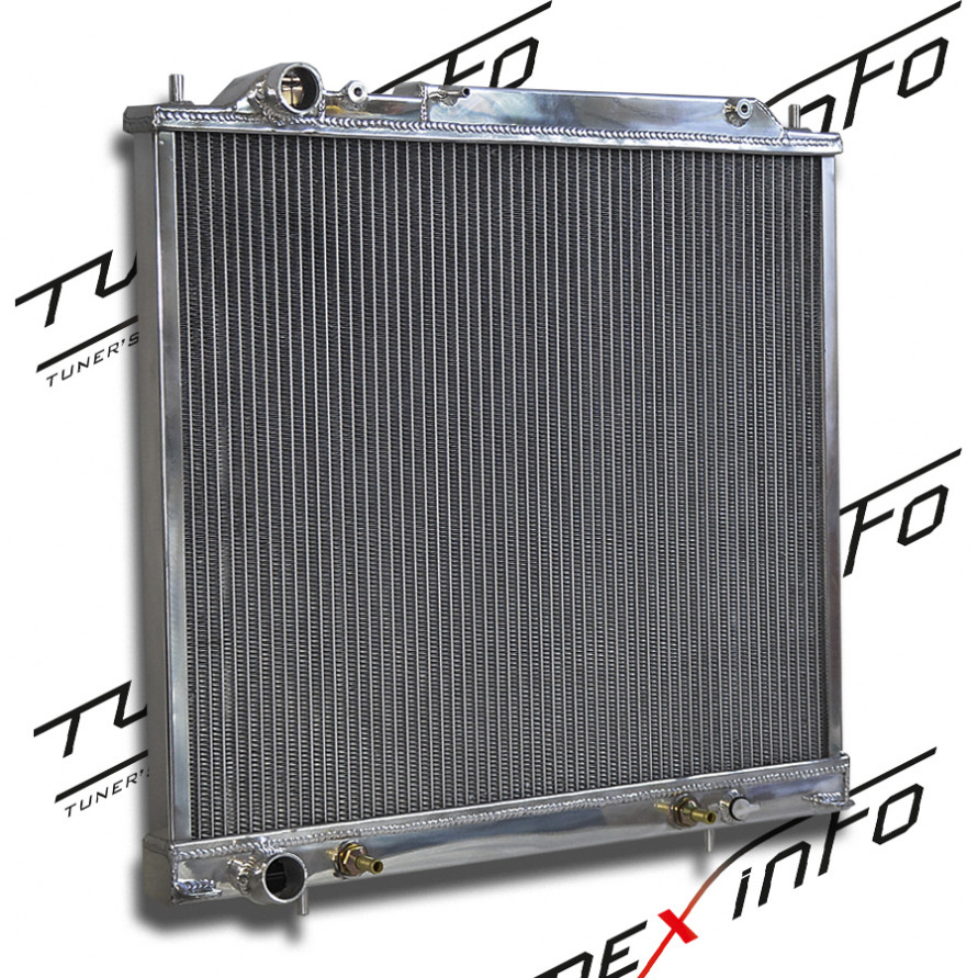 Радиатор алюминиевый MMC Delica PF6W 6G72 40mm AT, MR126104, MR597187, купить со скидкой, ajr-MMSD6G-AT40 
