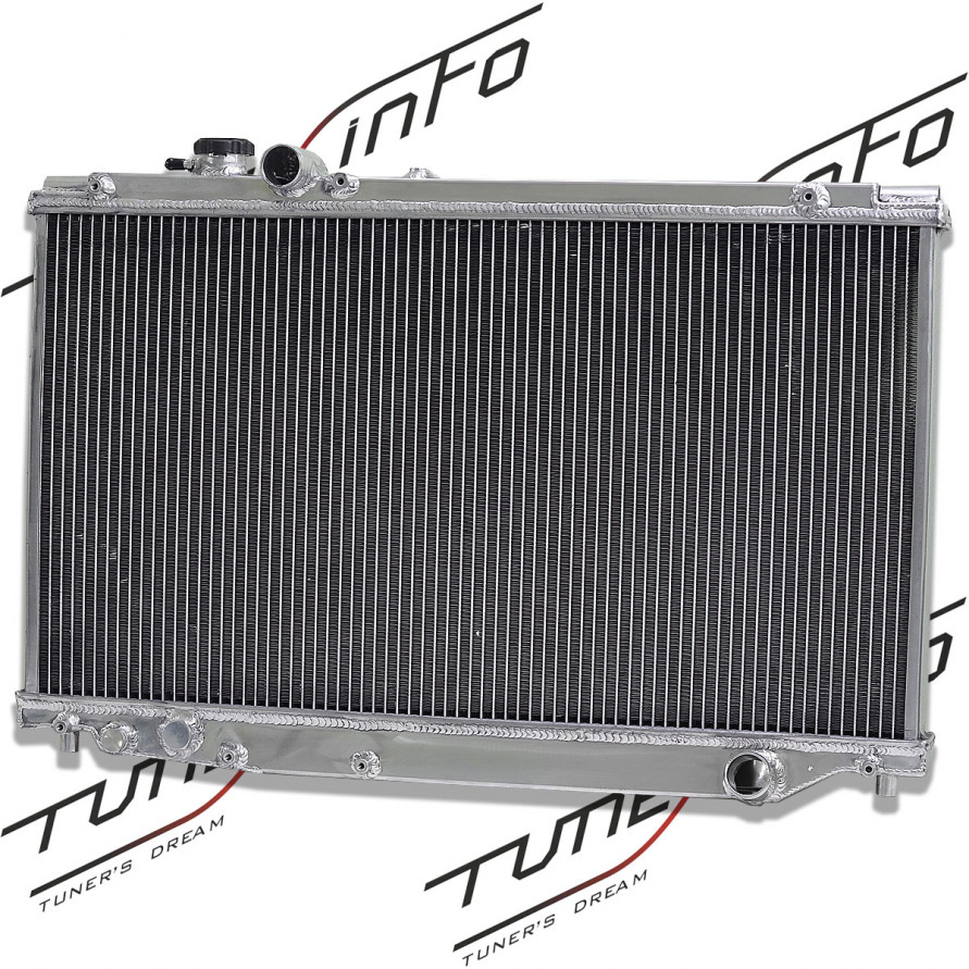 Радиатор алюминиевый Toyota Supra 2JZ-GTE 50mm МТ, 16400-46320, купить со скидкой, ajr-TJ80-MT50 Радиатор алюминиевый Toyota Supra 2JZ-GTE 50mm МТ, 16400-46320 