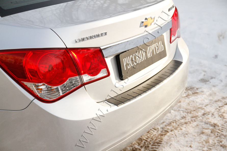 Накладка на задний бампер Chevrolet Cruze I 2009-2011, купить со скидкой, NCC-009602 