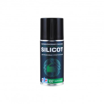 Смазка силикон для резиновых уплотнителей 150мл аэрозоль, SILICOT Spray ВМПАВТО